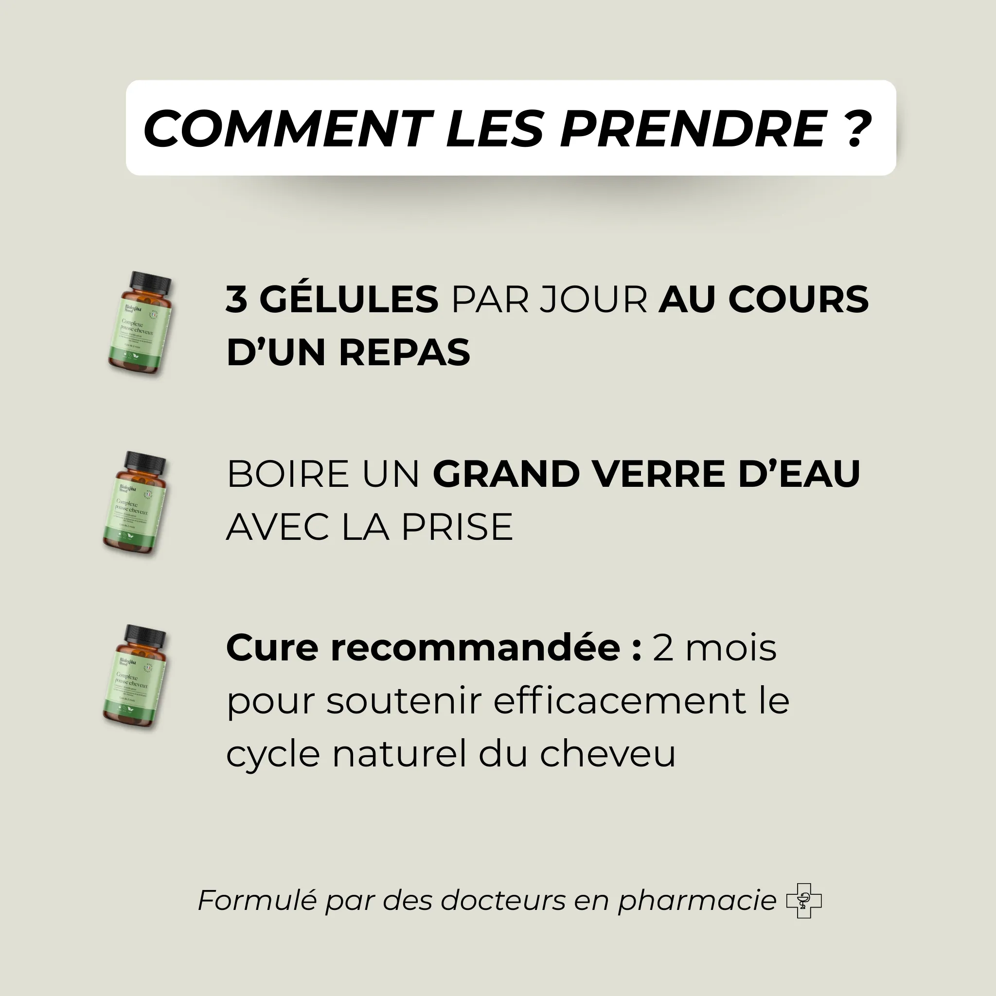 Biologist Mood – Complément Pousse Cheveux 2 Mois - Image 3