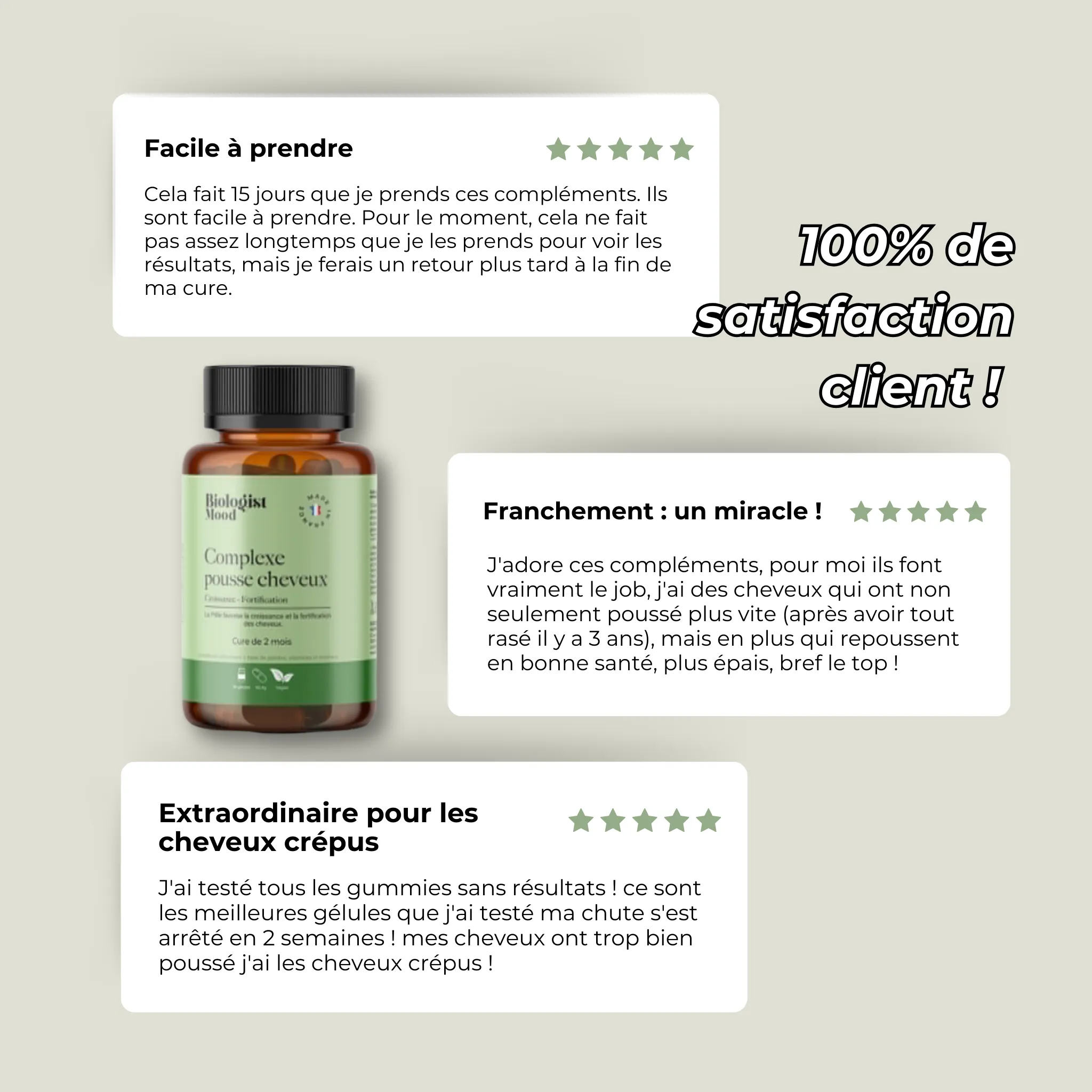 Biologist Mood – Complément Pousse Cheveux 2 Mois - Image 4