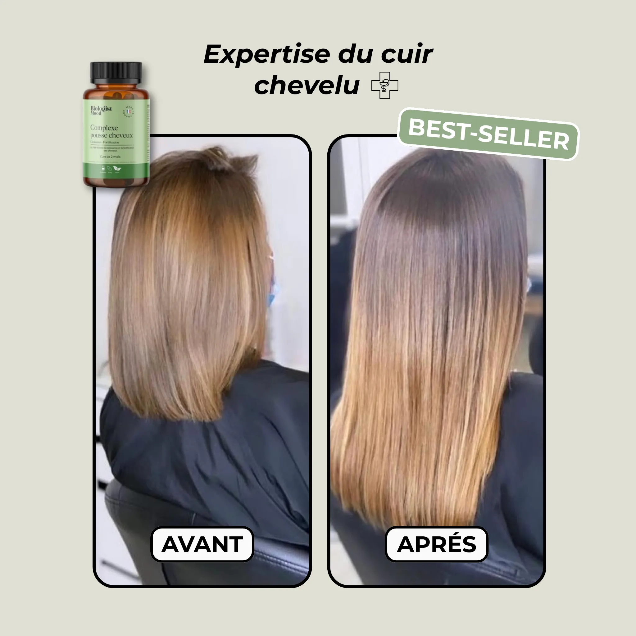 Biologist Mood – Complément Pousse Cheveux 2 Mois - Image 5