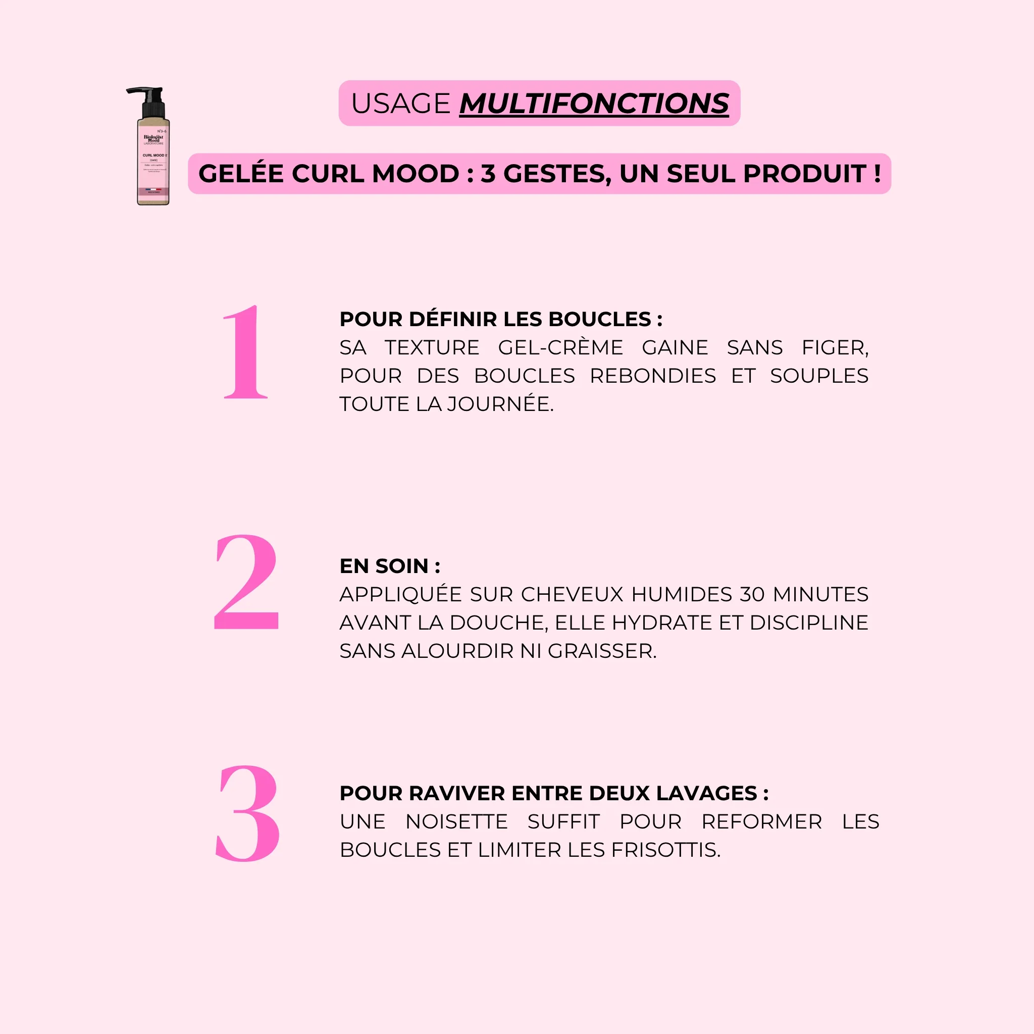 Gelée Curl Mood care - gelée capillaire - Image 4