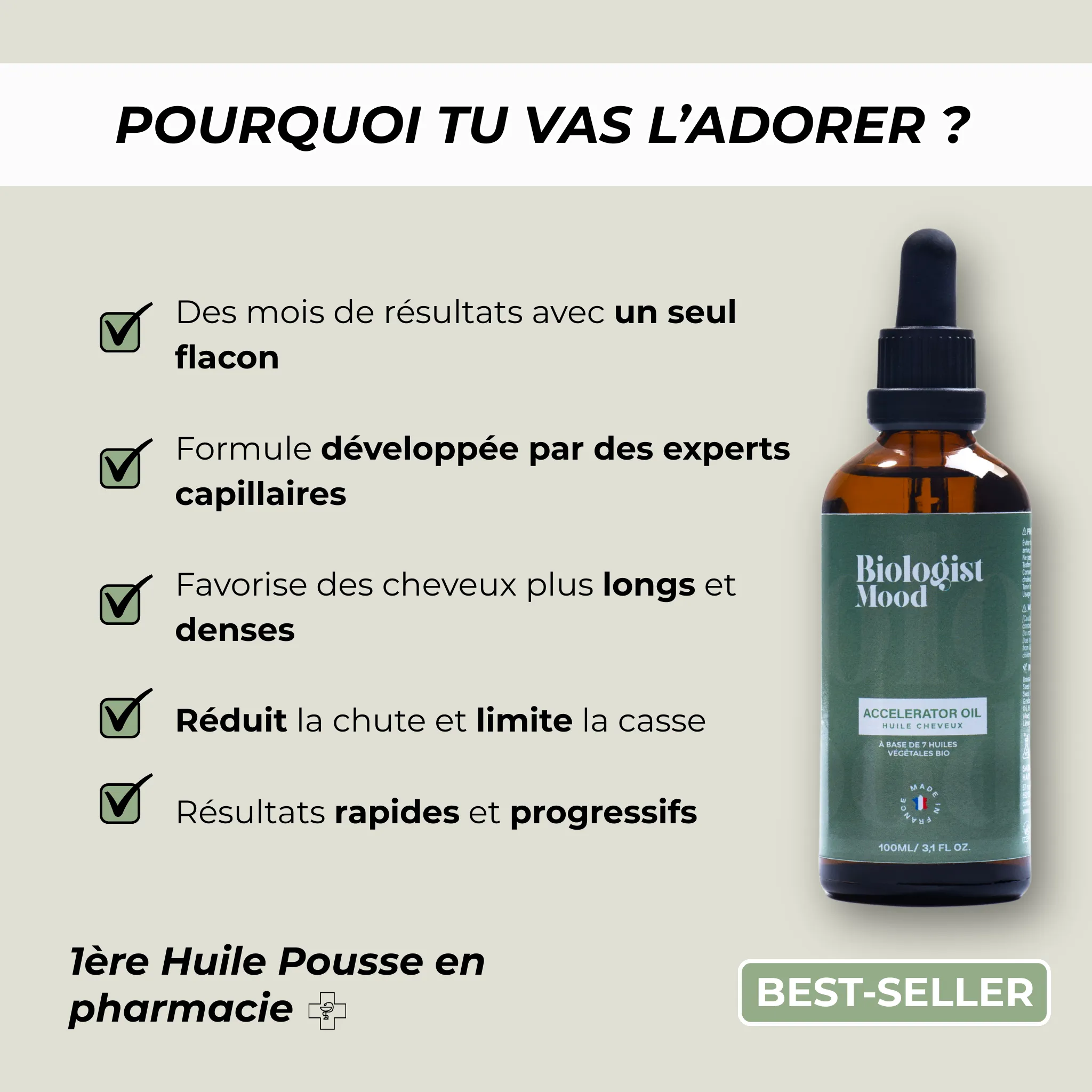 Accelerator oil - Huile pousse cheveux naturelle - Image 4