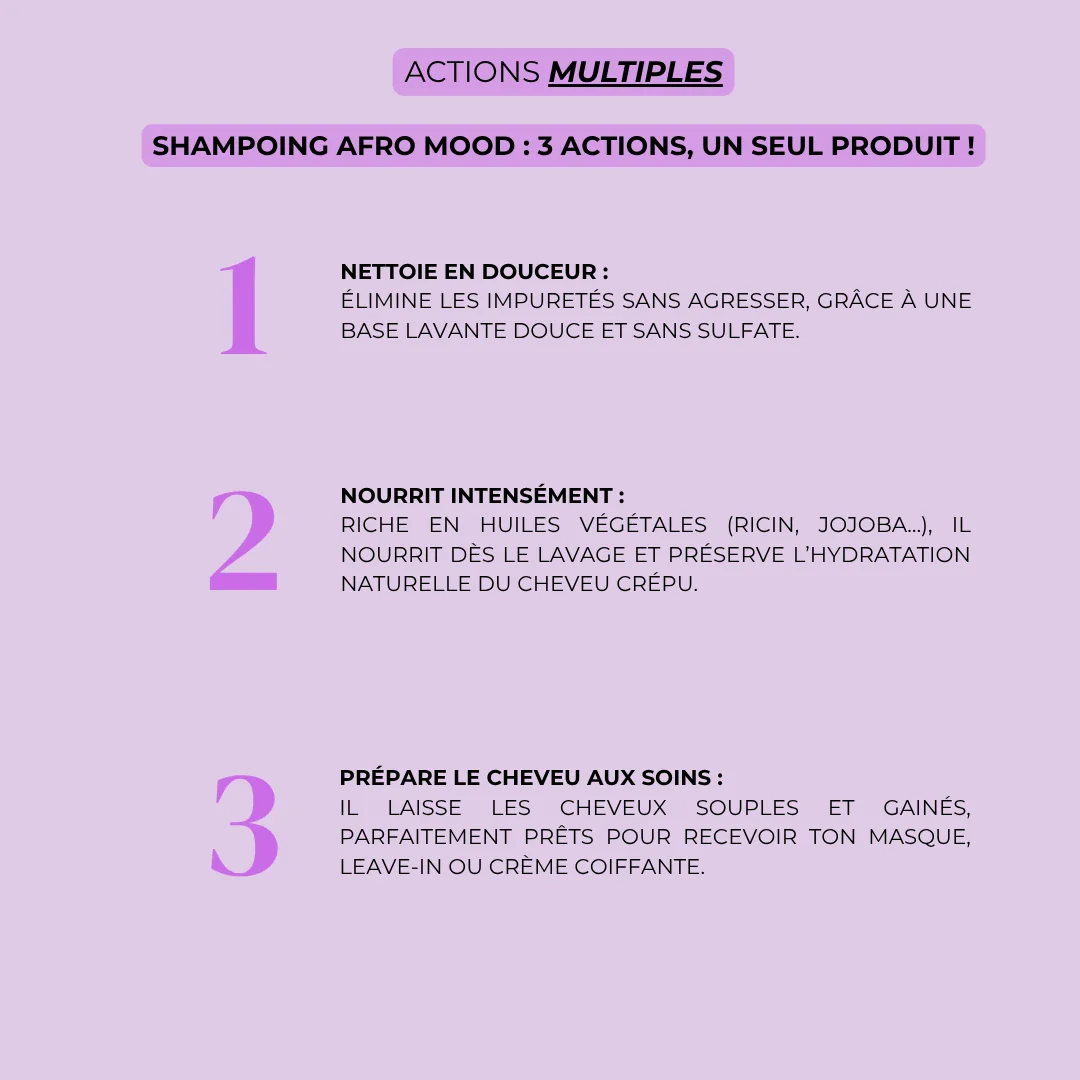 Shampoing Afro/crépus - Ultra nourrissant et assainissant - Image 4