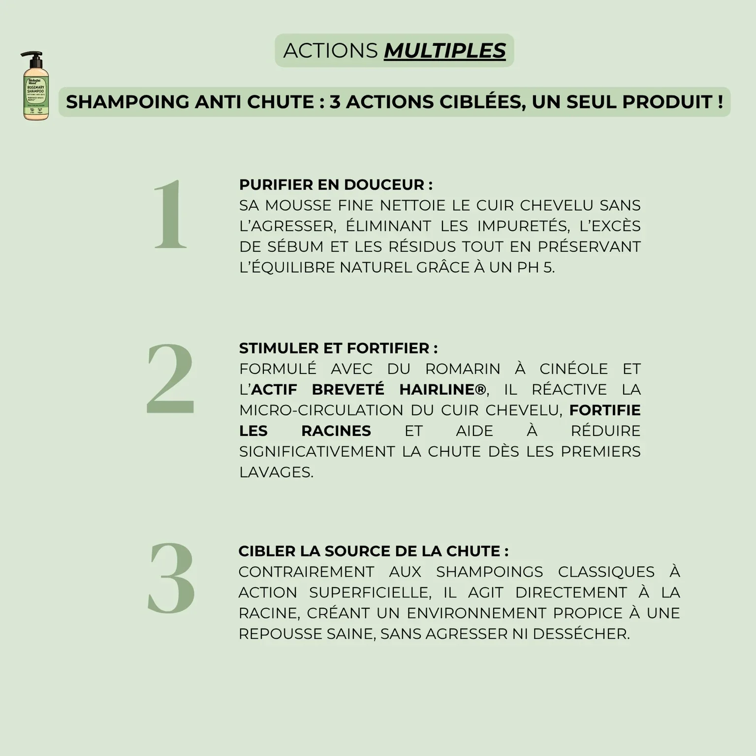 Shampoing pousse anti-chute au romarin - Image 5