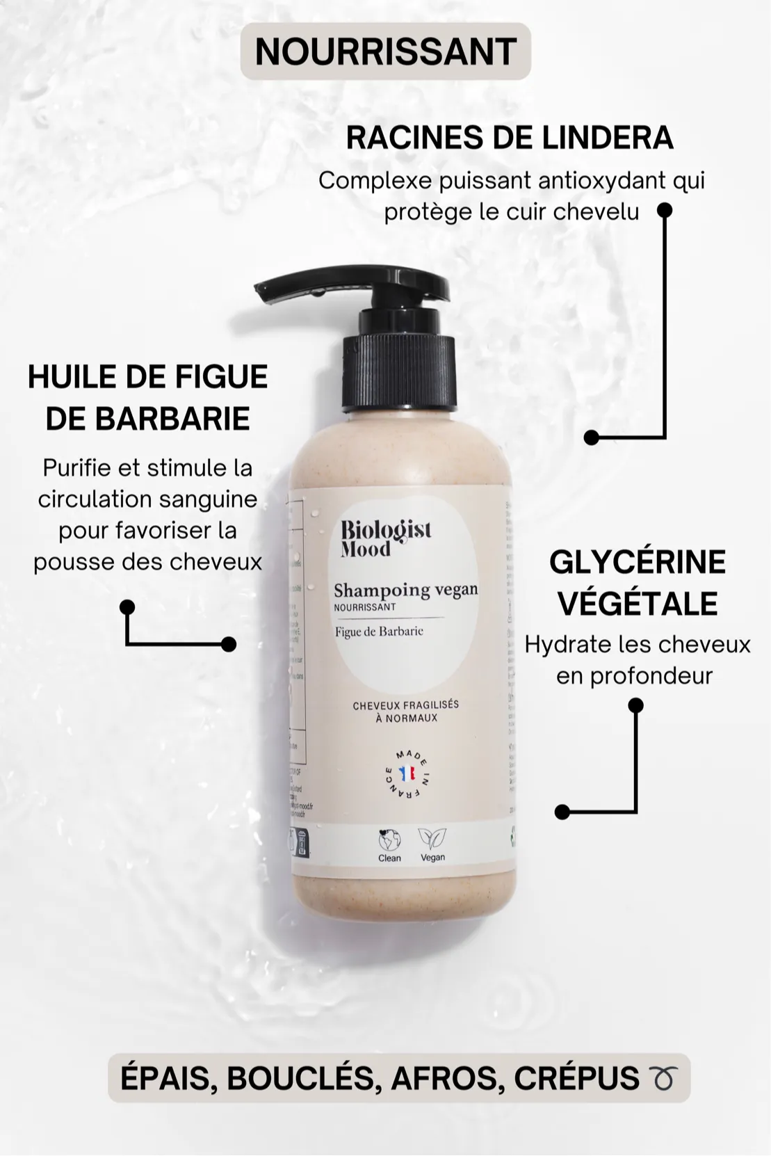 Shampoing Nourrissant & Hydratant – Figue De Barbarie - Image 3